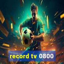 record tv 0800